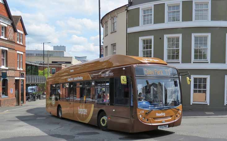 Reading Buses Scania K270UB ADL Enviro300 418 Bronze